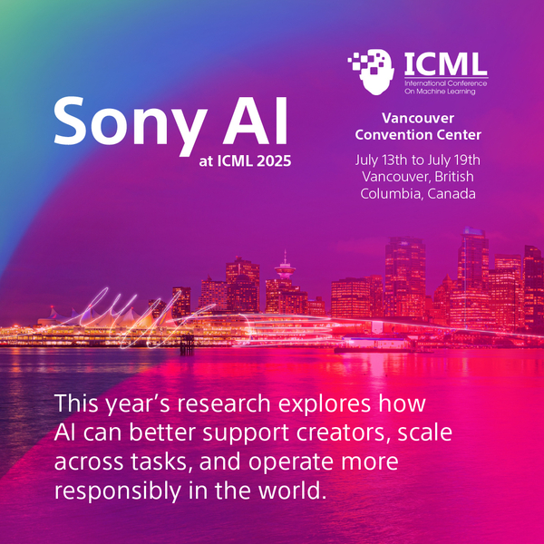 Sony AI at ICML: Sharing New Approaches to Reinforcement Learning, Generative Modeling, and Defensible AIAI for CreatorsGame AI and Interactive AgentsPPML