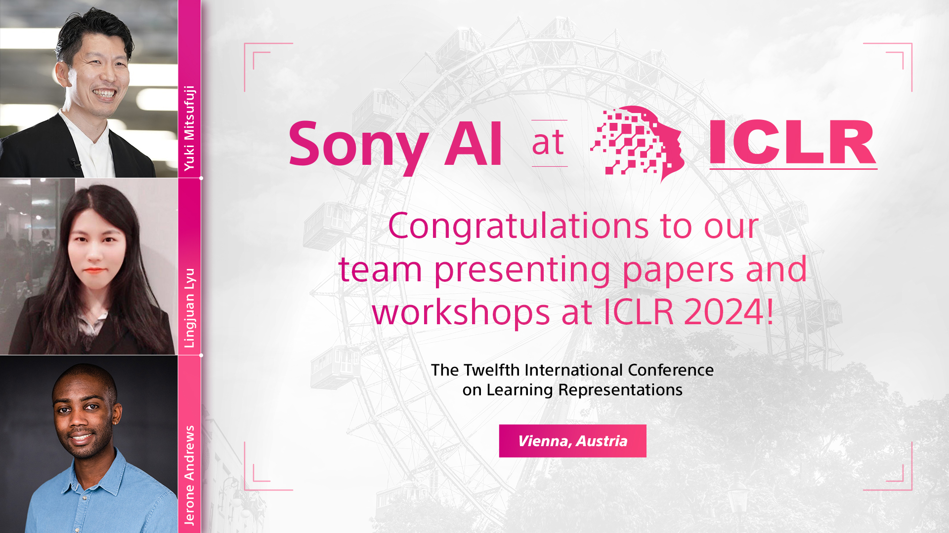 Sony AI at ICLR 2024 Pioneering the Future of AI with CuttingEdge